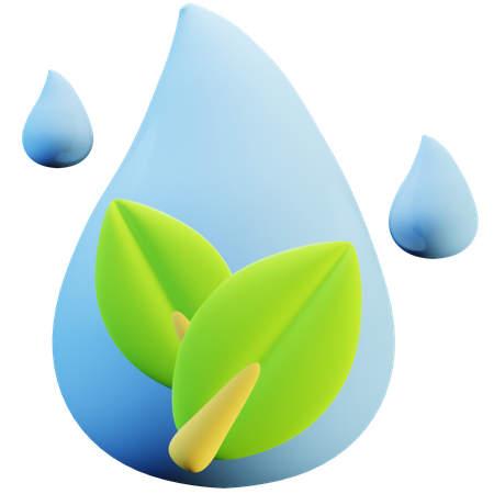 Water Energy  3D Icon