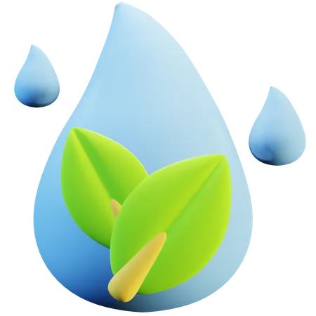 Water Energy  3D Icon