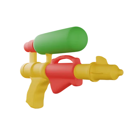 Water Gun  3D Illustration