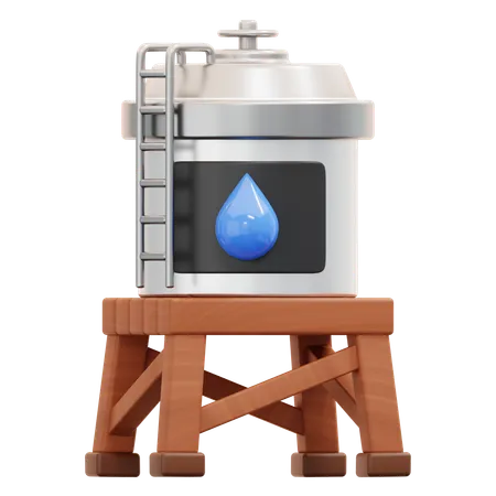 Water Tank  3D Icon