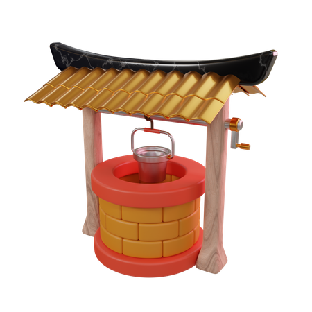 Water Well  3D Icon