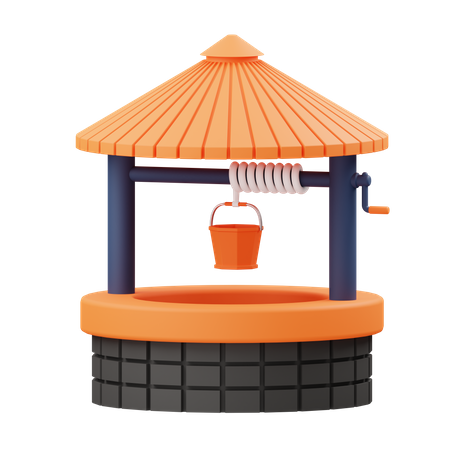 Water Well  3D Illustration