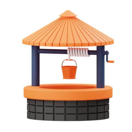 Water Well  3D Illustration