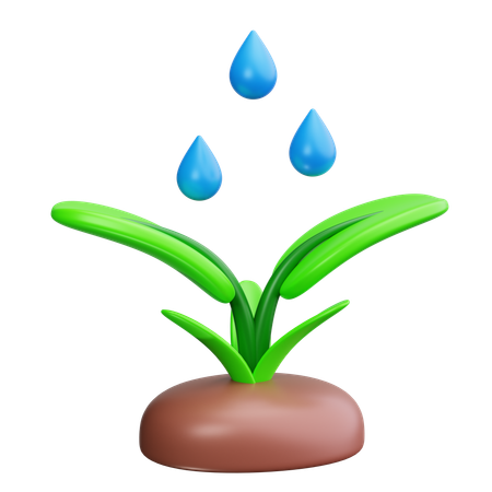 Watering plants  3D Icon