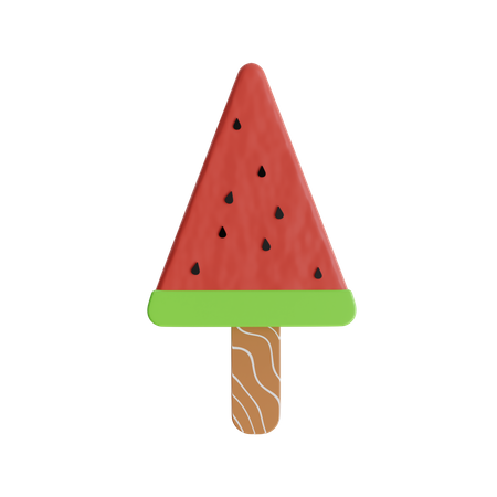 Watermelon Lolly  3D Icon