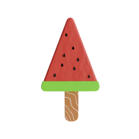 Watermelon Lolly  3D Icon