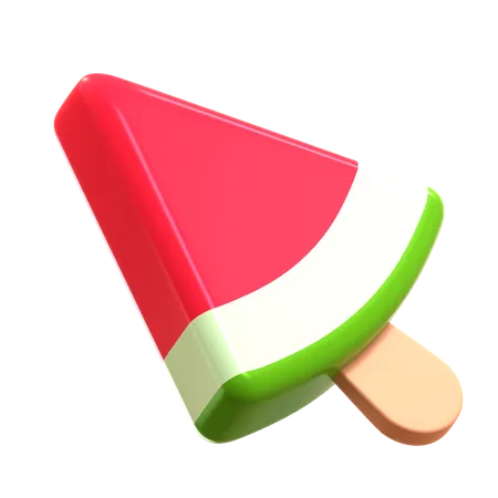 Watermelon Popsicle  3D Icon