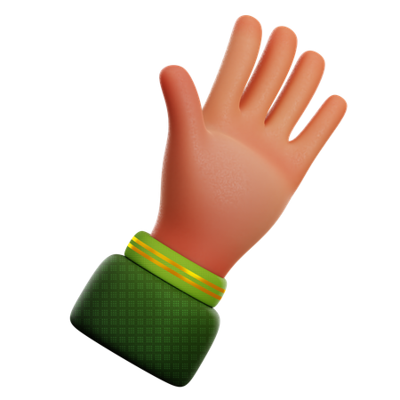 WAVING HAND  3D Icon