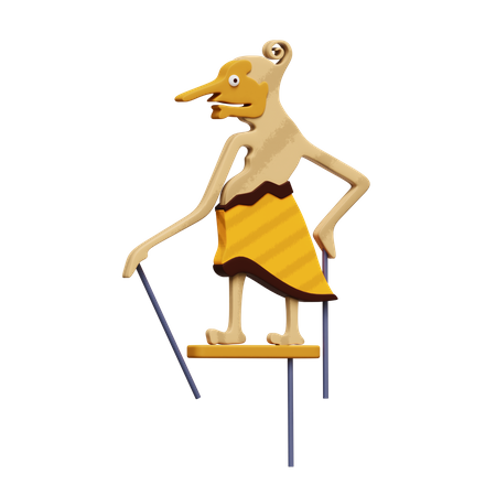 Marioneta  3D Icon