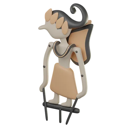 Marioneta  3D Icon