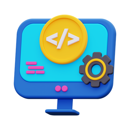 Web Development  3D Icon