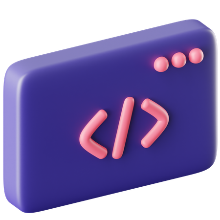 Web Development  3D Icon