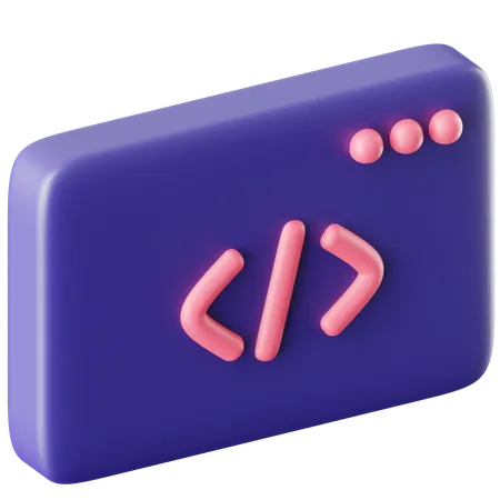 Web Development  3D Icon