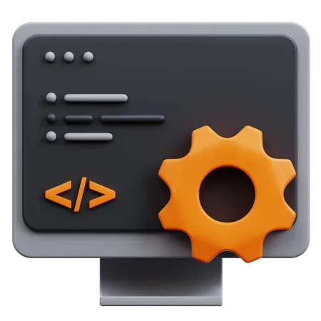 Web Development  3D Icon