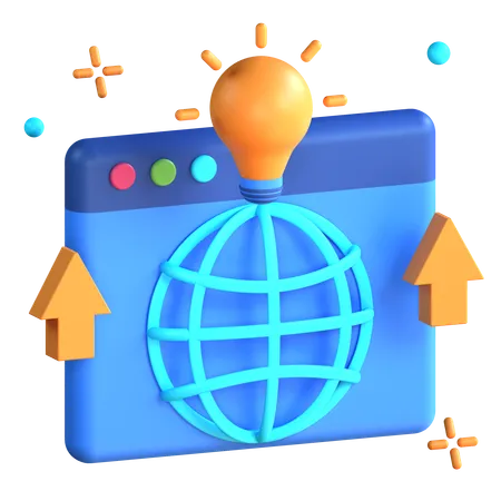 Web Evolution  3D Icon