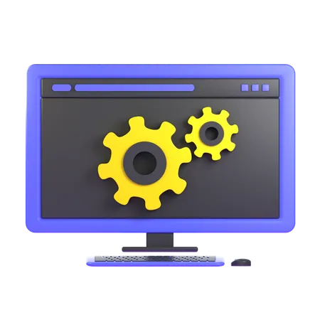 Web Maintenance  3D Icon