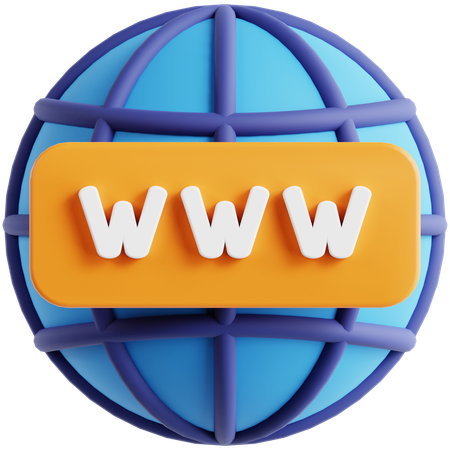 Website  3D Icon