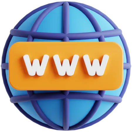 Website  3D Icon