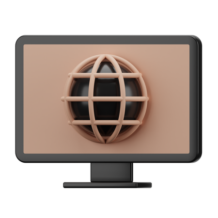 Website  3D Icon