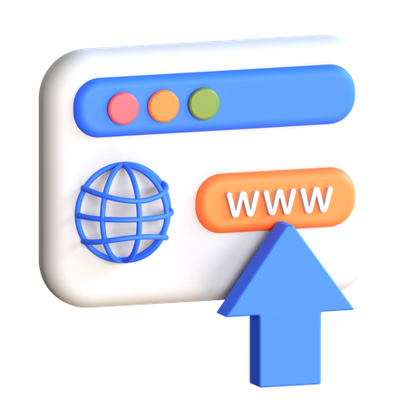 Website  3D Icon