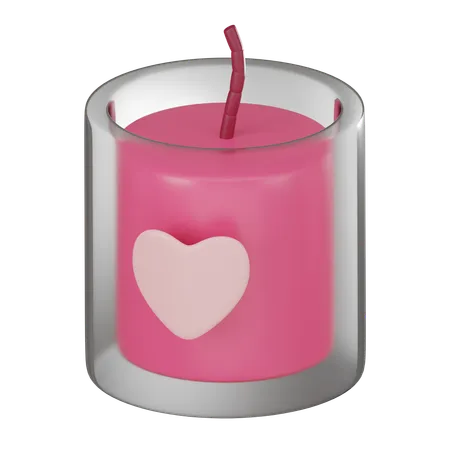 Wedding Candle  3D Icon