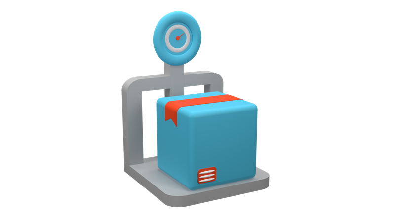 Weight Machine  3D Icon