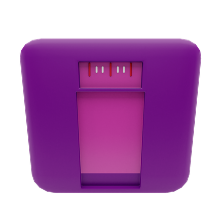 Weight Scale  3D Illustration