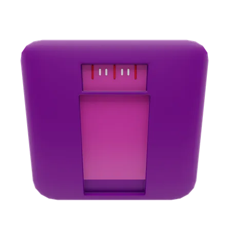 Weight Scale  3D Illustration