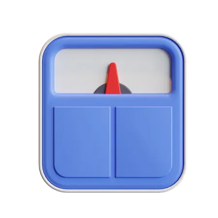 Weight Scale  3D Illustration