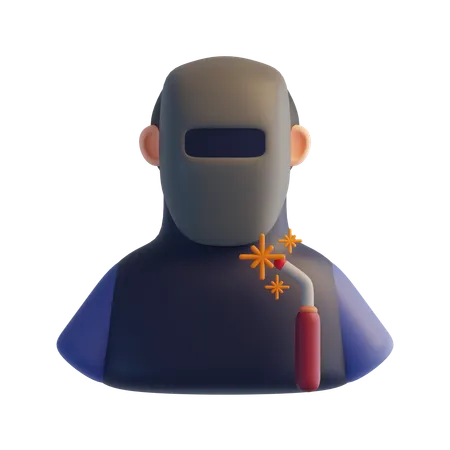 Welder  3D Icon