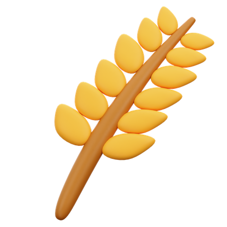 Wheat  3D Icon