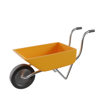 Wheel Barrow  3D Icon