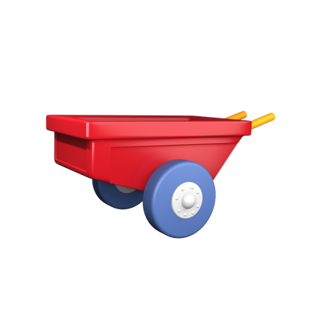 Wheel Barrow  3D Icon