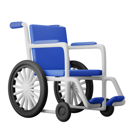 Wheelchair  3D Illustration