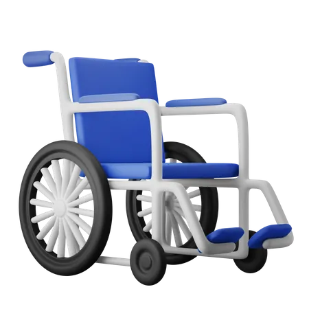 Wheelchair  3D Illustration