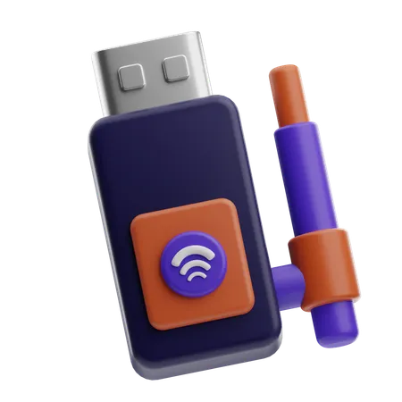 Wi-fi  3D Icon