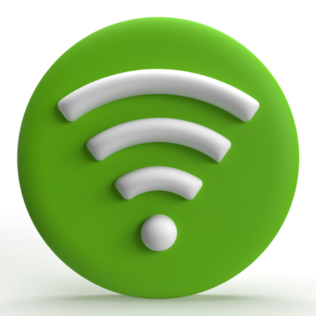 Wi-fi  3D Icon