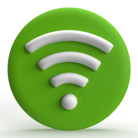 Wi-fi  3D Icon