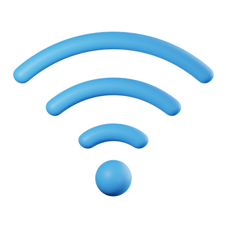 Wifi  3D Icon