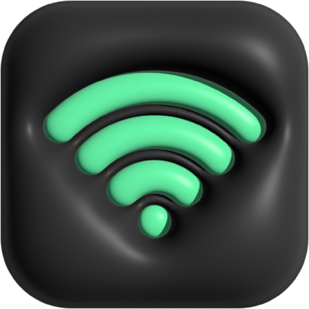 Wifi  3D Icon