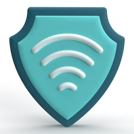 Wifi Protection  3D Icon