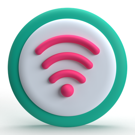 Wifi Signal  3D Icon