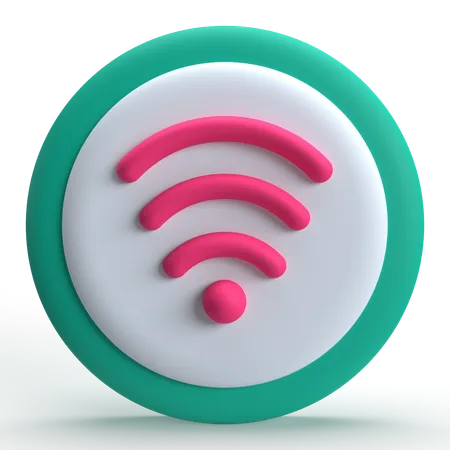 Wifi Signal  3D Icon