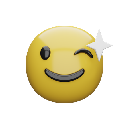 Winking Face  3D Emoji