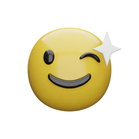 Winking Face  3D Emoji