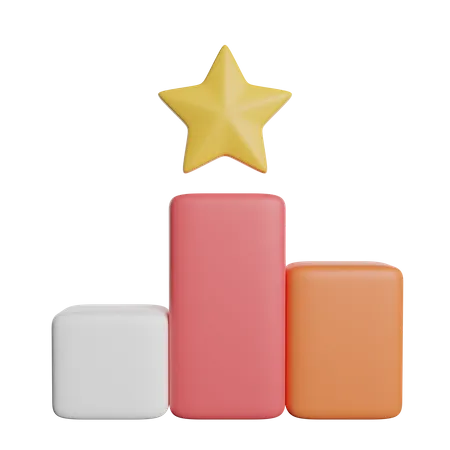 Winner Podium  3D Icon