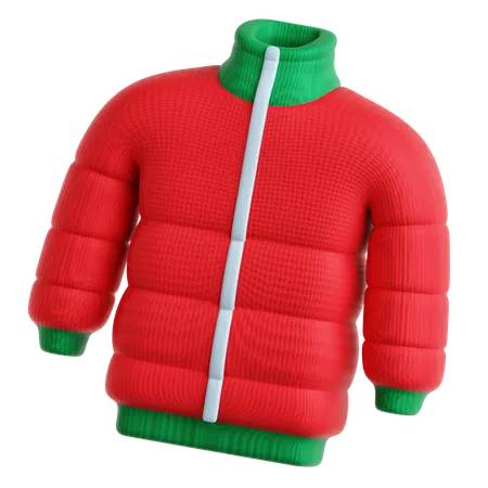 Winter Jacket  3D Icon