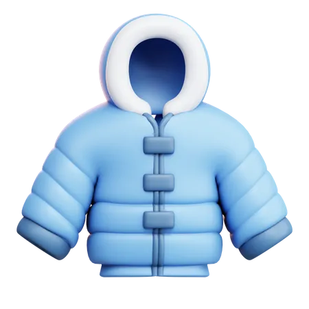 Winter Jacket  3D Icon