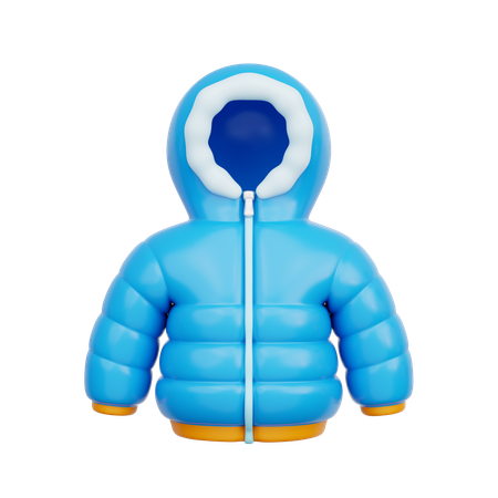 Winter Jacket  3D Icon