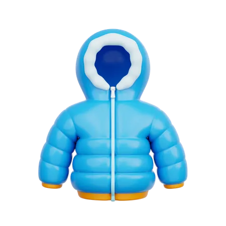 Winter Jacket  3D Icon